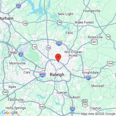 Map to  office in Raleigh, NC