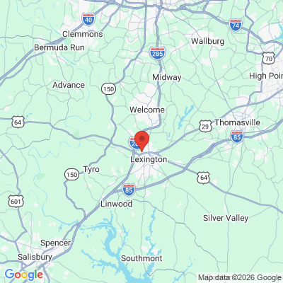 Map to  office in Lexington, NC