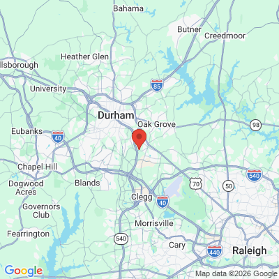Map to  office in Durham, NC