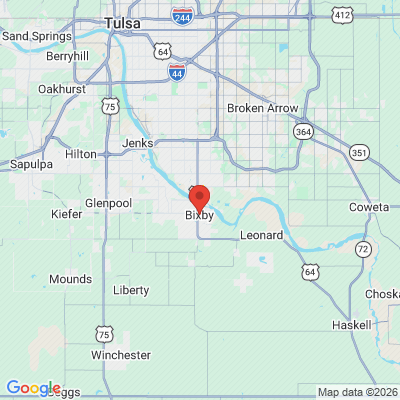 Map to  office in Bixby, OK