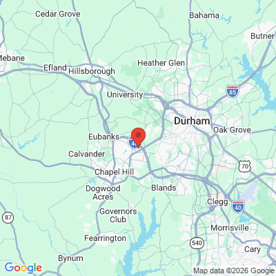Map to  office in Chapel Hill, NC