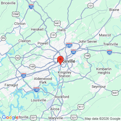 Map to  office in Knoxville, TN