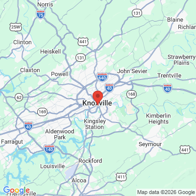 Map to  office in Knoxville, TN