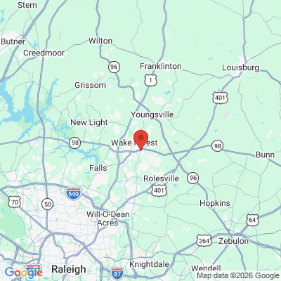 Map to  office in Wake Forest, NC