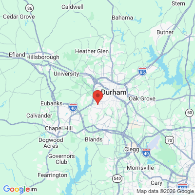 Map to  office in Durham, NC