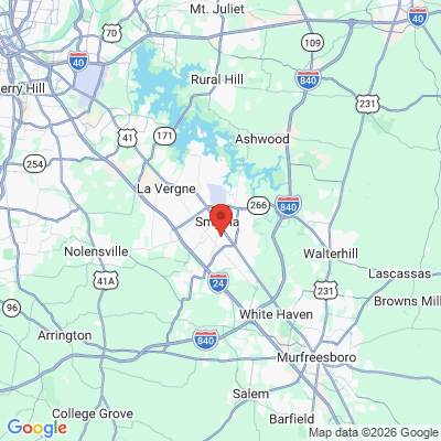 Map to  office in Smyrna, TN