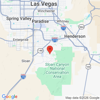 Map to Anthem Hills Dental  office in Henderson, NV