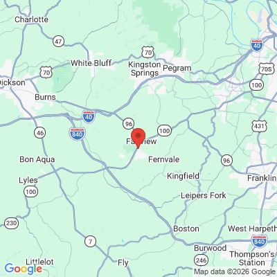 Map to  office in Fairview, TN