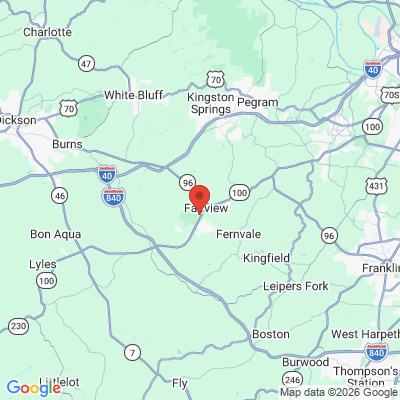 Map to  office in Fairview, TN