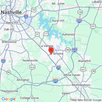 Map to  office in Smyrna, TN