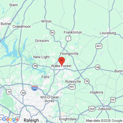Map to  office in Wake Forest, NC