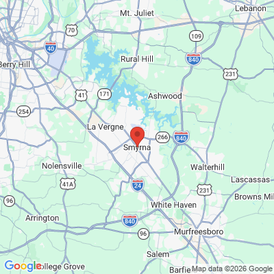 Map to  office in Smyrna, TN
