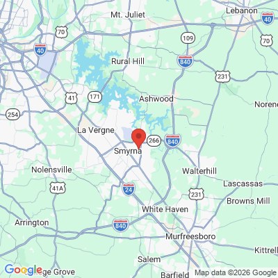Map to  office in Smyrna, TN