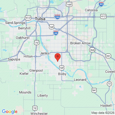 Map to  office in Tulsa, OK
