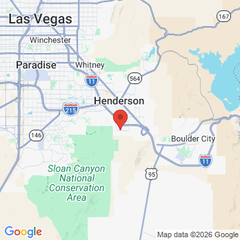 Map to Galleria orthodontics office in Henderson, NV