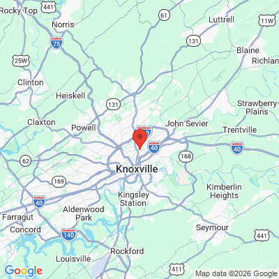Map to  office in Knoxville, TN