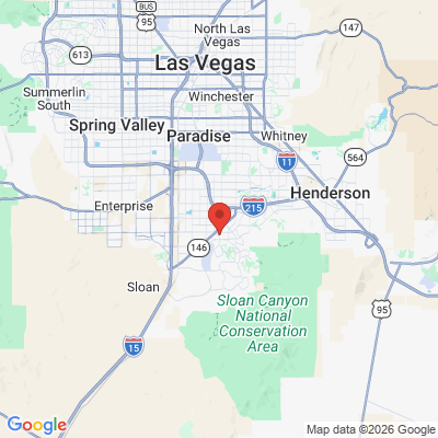 Map to Keating Dental  office in Las Vegas, NV