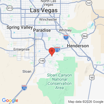 Map to Moore Family Dentistry office in Henderson, NV