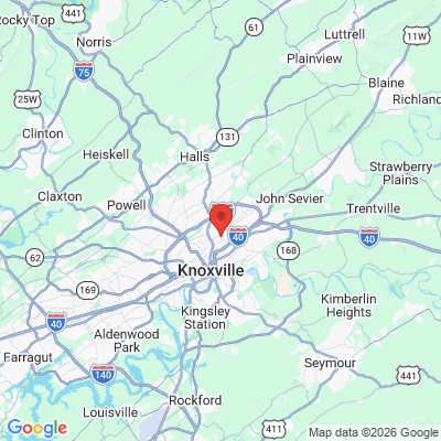 Map to  office in Knoxville, TN