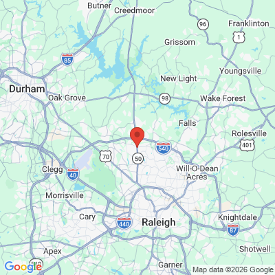 Map to  office in Raleigh, NC