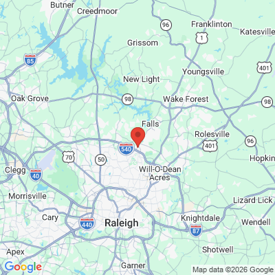 Map to  office in Raleigh, NC