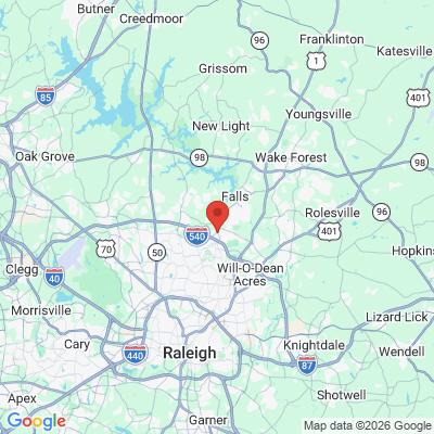 Map to  office in Raleigh, NC