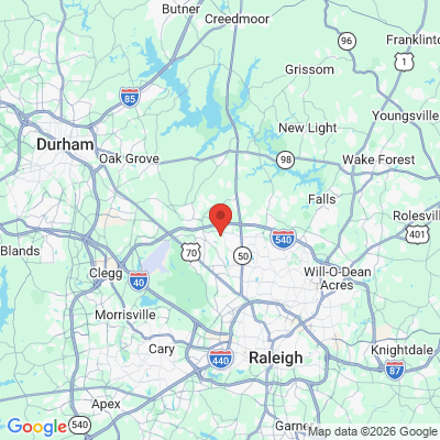 Map to  office in Raleigh, NC