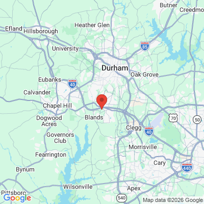 Map to  office in Durham, NC