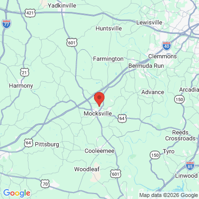 Map to  office in Mocksville, NC