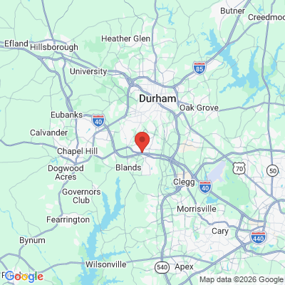 Map to  office in Durham, NC
