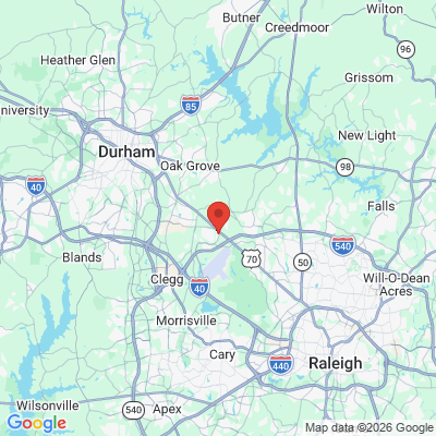 Map to  office in Raleigh, NC