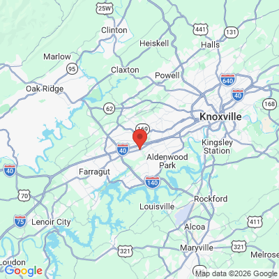 Map to  office in Knoxville, TN