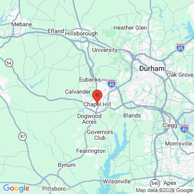 Map to  office in Chapel Hill, NC