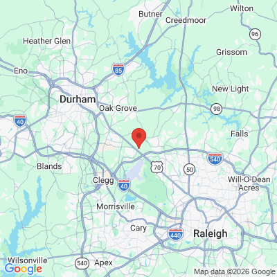 Map to  office in Raleigh, NC