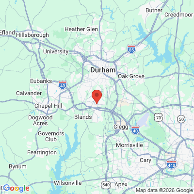 Map to  office in Durham, NC