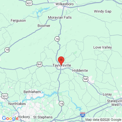 Map to  office in Taylorsville, NC