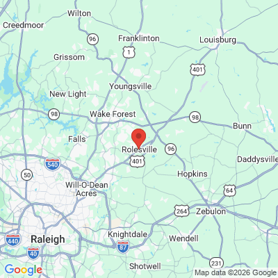 Map to  office in Rolesville, NC