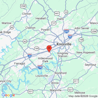 Map to  office in Knoxville, TN