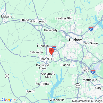 Map to  office in Chapel Hill, NC