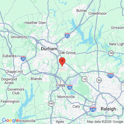 Map to  office in Durham, NC