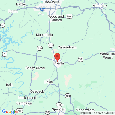 Map to  office in Sparta, TN