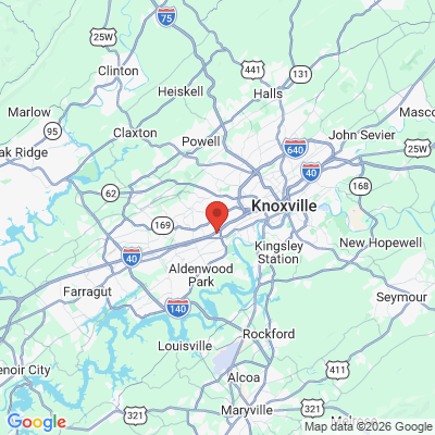 Map to  office in Knoxville, TN