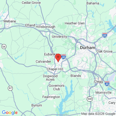 Map to  office in Chapel Hill, NC