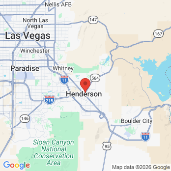 Map to Sunrise Mountain Dental & Orthodontics office in Henderson, NV