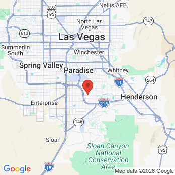 Map to Eastwind Dental office in Las Vegas, NV