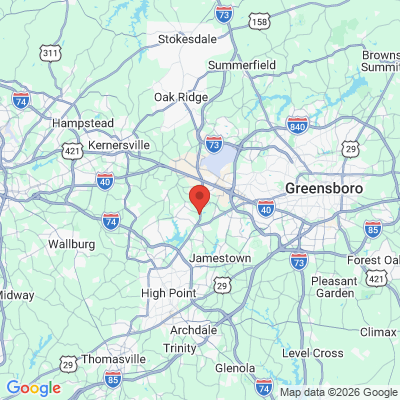 Map to  office in High Point, NC