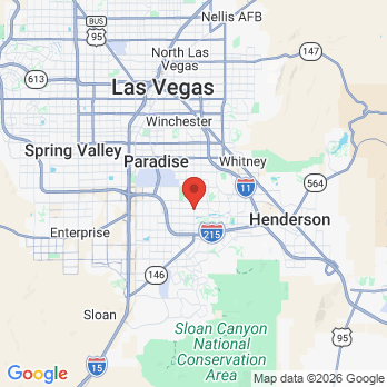 Map to Green Valley Dental Center office in Henderson, NV