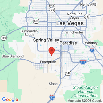 Map to A1 Dental Care office in Las Vegas, NV