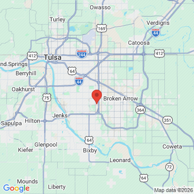 Map to  office in Tulsa, OK