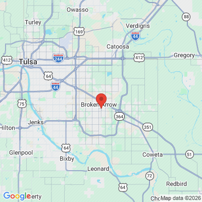 Map to  office in Broken Arrow, OK